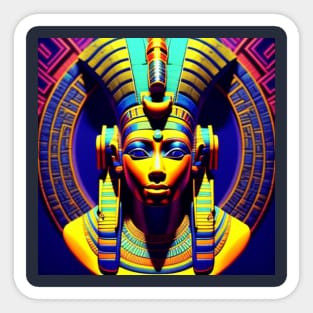 Ancient Egyptian Alien Stargate Music Sticker